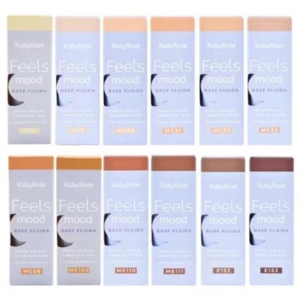 Base de maquiagem em líquida Ruby Rose Fluida Feels Mood - 25mL - Imagem 2