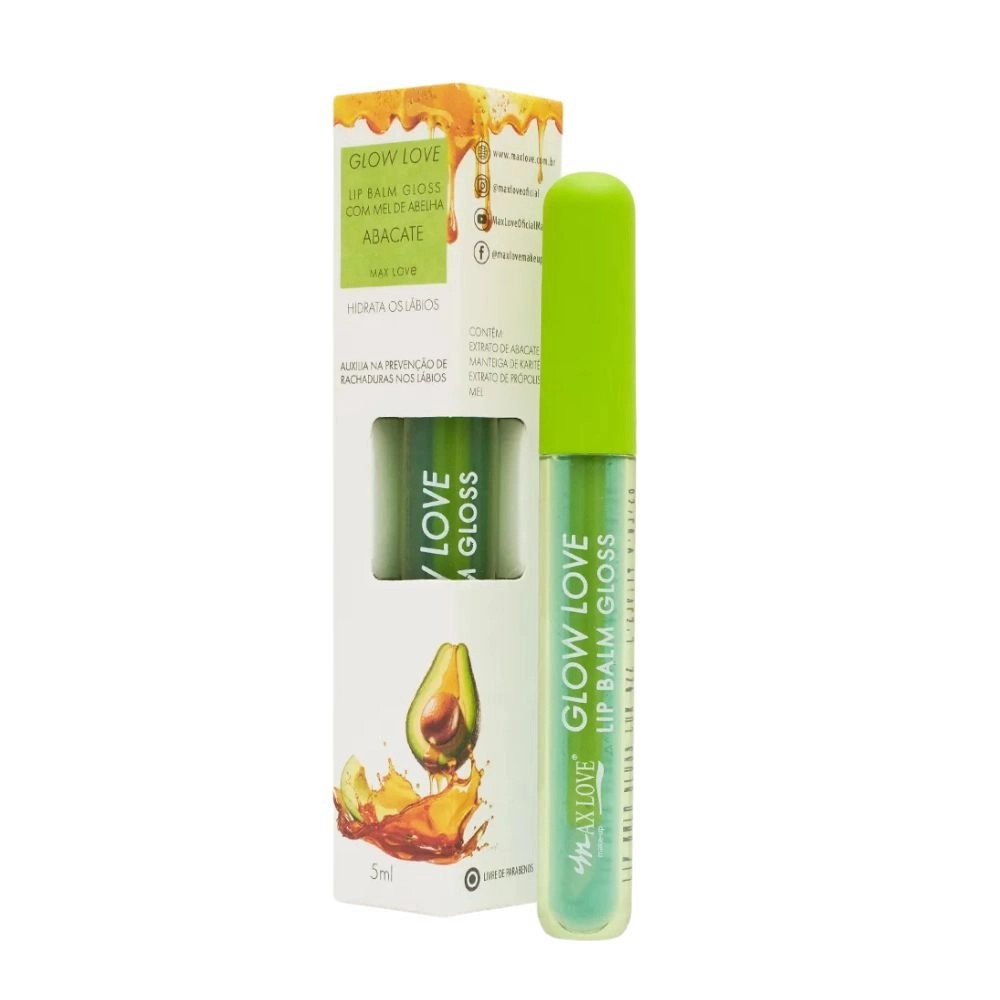 Lip Balm Gloss Glow Love Abacate – Max Love